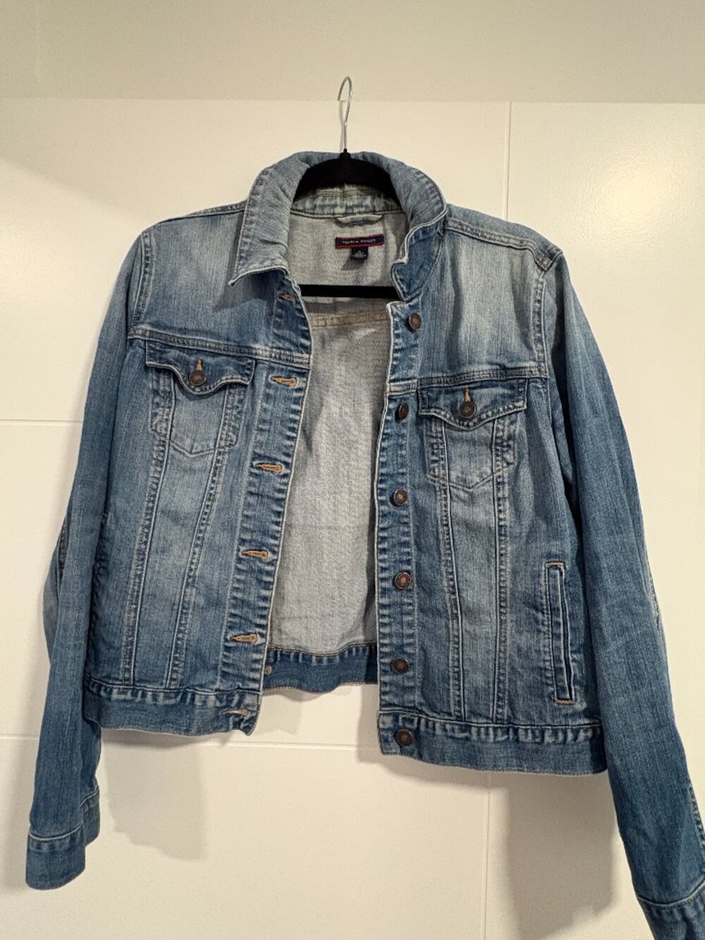 Tommy Hilfiger Classic Blue Wash Denim Jacket Size M
